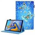 Samsung Galaxy Tab A7 Lite Wonder Series Folio tok - kék pillangó