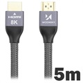 Wozinsky HDMI 2.1 8K 60Hz / 4K 120Hz / 2K 144Hz kábel - 5 m - szürke