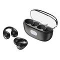 XUNDD X18 TWS Clip-on fejhallgató V5.3 Bluetooth légvezetéses nyitott fülhallgató Vezeték nélküli sport fülhallgató - Fekete