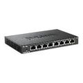 D-Link DES 108 8 Portos Fast Ethernet nem Menedzselt Asztali Kapcsoló - Fekete