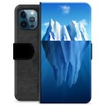 iPhone 12 Pro Premium pénztárca tok - Iceberg