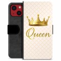 iPhone 13 Mini Premium pénztárca tok - Queen