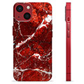 iPhone 13 Mini TPU tok - vörös márvány