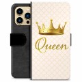 iPhone 13 Pro Max Premium pénztárca tok - Queen
