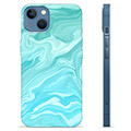 iPhone 13 TPU tok - kék márvány