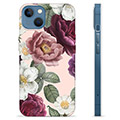 iPhone 13 TPU tok – romantikus virágok