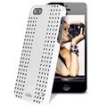 iPhone 5 / 5S / SE Puro Rock Round Studs tok (Nyitott doboz - Kiváló) - fehér