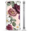 iPhone 5/5S/SE hibrid tok - romantikus virágok