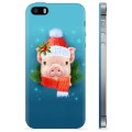 iPhone 5/5S/SE TPU tok - Winter Piggy