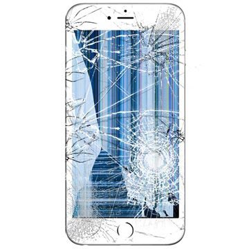 iPhone 6 LCD és érintőképernyő javítás - Fehér - Eredeti minőség