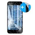 iPhone 6 LCD kijelző javítás képernyővédő fóliával - fekete