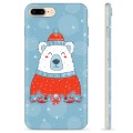iPhone 7 Plus / iPhone 8 Plus TPU tok - karácsonyi medve