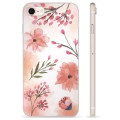 iPhone 7/8/SE (2020)/SE (2022) TPU tok – rózsaszín virágok