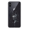 iPhone X hátlap javítása – csak üveg – fekete