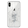 iPhone X hátlap javítása - csak üveg - fehér