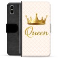 iPhone X / iPhone XS prémium pénztárca tok - Queen