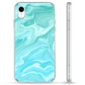 iPhone XR hibrid tok - kék márvány