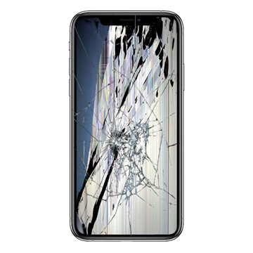 iPhone XS Max LCD és érintőképernyő javítás - Fekete - Eredeti minőség