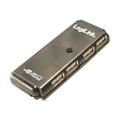 LogiLink UH0001A 4 Portos USB 2.0 Hub - Fekete