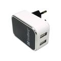 Sandberg 440-57 Kettős USB AC Töltő - Fekete / Fehér
